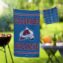 Colorado Avalanche Quick Dry 1pc Kitchen Towel and 1pc Dish Cloth Kitchen Gift Set