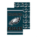 Philadelphia Eagles Quick Dry 1pc Kitchen Towel and 1pc Dish Cloth Kitchen Gift Set