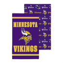 Minnesota Vikings Quick Dry 1pc Kitchen Towel and 1pc Dish Cloth Kitchen Gift Set