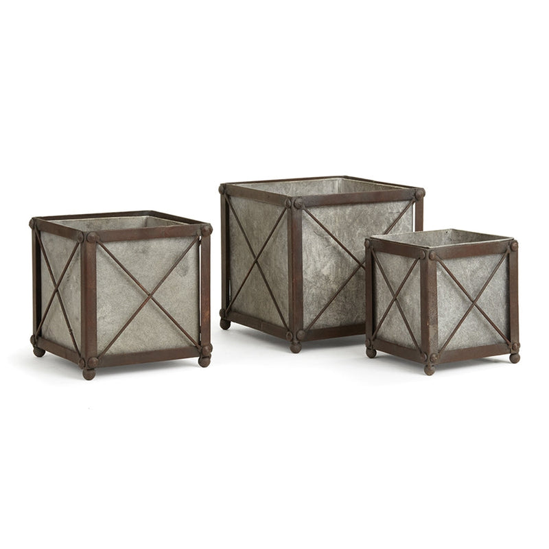 Napa Home Garden, CEDAR RIDGE CACHEPOTS ,SET OF 3,kn221