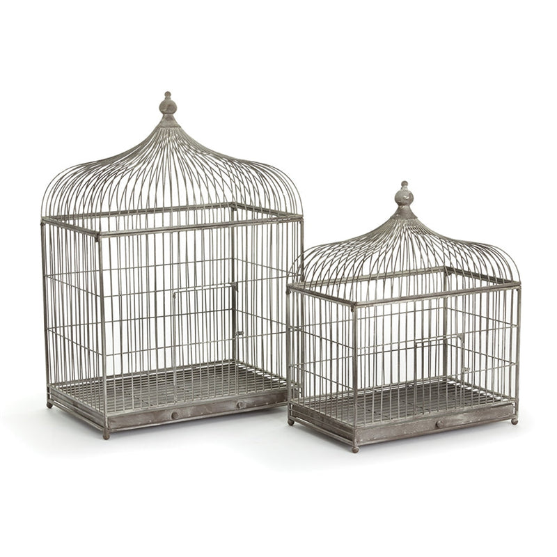 Napa Home Garden, VINTAGE BIRD CAGES ,SET OF 2,kn226