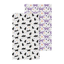 Haunted House Cats and Bows Quick Dry Kitchen Towel, Pet, 30"L x 18"W