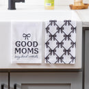 Just For Laughs Kitchen Towel Mom Tea Towel Set Program, 4 Asst Sets of 2, 12 Sets Total