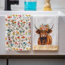 Hillside Pasture Kitchen Towel Farm Animal Tea Towel Set, 4 Asst Sets of 2, 12 Sets Total