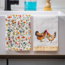 Hillside Pasture Kitchen Towel Farm Animal Tea Towel Set, 4 Asst Sets of 2, 12 Sets Total