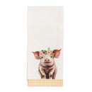 Hillside Pasture Kitchen Towel Farm Animal Tea Towel Set, 4 Asst Sets of 2, 12 Sets Total