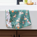 Harvest Blossom Dog Quick Dry Kitchen Towel, Pet, 30"L x 18"W
