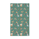 Harvest Blossom Dog Quick Dry Kitchen Towel, Pet, 30"L x 18"W