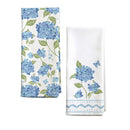VivaStyle Kitchen Towel, Hydrangea Printed Tea Towel, Set of 2
