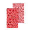 Valentine's Day Kitchen Towel Quick Dry Waffle Weave Double-Sided, Filigree Hearts, 30"L x 18"W