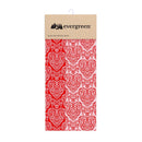Valentine's Day Kitchen Towel Quick Dry Waffle Weave Double-Sided, Filigree Hearts, 30"L x 18"W