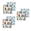 Heartfelt Cheer Lodge Kitchen Towel Quick Dry Dish Cloth, 10"x10", Set of 3