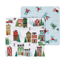 Heartfelt Cheer Lodge Kitchen Towel Quick Dry Dish Cloth, 10"x10", Set of 3