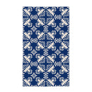 Blue Coastal Kitchen Towel Quick Dry Waffle Weave Double-Sided, Clay Birds, 30"L x 18"W
