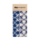 Blue Coastal Kitchen Towel Quick Dry Waffle Weave Double-Sided, Clay Birds, 30"L x 18"W