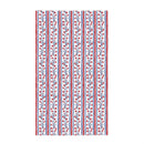 American Classic Kitchen Towel Quick Dry Waffle Weave Double-Sided, Red Florals, 30"L x 18"W