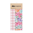 Bunny Blooms Kitchen Towel Quick Dry Waffle Weave Double-Sided, Floral Ditsy, 30"L x 18"W