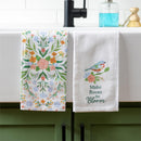 Cottage Garden Kitchen Towel Bird Tea Towel Set, 4 Asst Sets of 2, 12 Sets Total