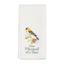 Cottage Garden Kitchen Towel Bird Tea Towel Set, 4 Asst Sets of 2, 12 Sets Total