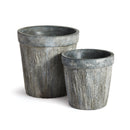NAPA Home & Garden, HANS FAUX BOIS POTS, SET OF 2,LD400