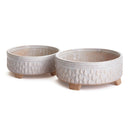 NAPA Home & Garden, PORTER LOW BOWLS, SET OF 2
