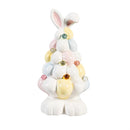 Hop Into Spring LED Table Decor Ceramic Easter Bunny Egg Tree, 5.75"H, CDU