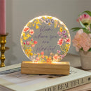 Hop Into Spring LED Table Decor, Acrylic Bloom Where you are planted, 7"H