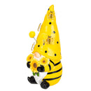 Cottage Garden LED Table Decor, Resin Bee Gnome,7.8"H