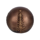 Winter Grove LED Table Decor Glass Ball with Bead and Glitter Tree, 7.5"