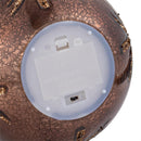 Winter Grove LED Table Decor Glass Ball with Bead and Glitter Tree, 7.5"