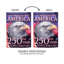 250th Anniversary Let Freedom Ring Lustre House Flag