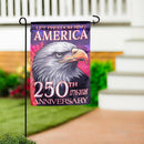 250th Anniversary Let Freedom Ring Lustre Garden Flag