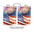 American Classic Fireworks Lustre House Flag