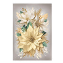 Pearl and Pine Floral Lustre Flag House