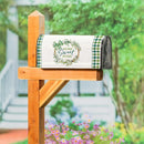 Home Sweet Home Greenery Wreath Mailbox Cover