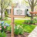 Home Sweet Home Greenery Wreath Mailbox Cover