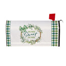 Home Sweet Home Greenery Wreath Mailbox Cover