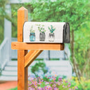 Welcome Farmhouse Jar Trio Mailbox Cover