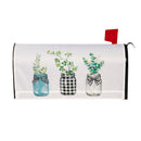 Welcome Farmhouse Jar Trio Mailbox Cover
