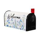 Welcome Blue Wildflower Mailbox Cover
