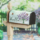 Blue Lavender Mailbox Cover