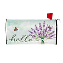 Blue Lavender Mailbox Cover