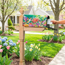 Hummingbird Haven Mailbox Cover