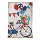 American Classic Bicycle Moire Garden Flag