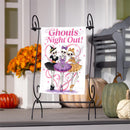 Happy Halloween Skeleton Ballerinas Moire Flag Garden
