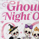 Happy Halloween Skeleton Ballerinas Moire Flag Garden