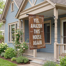 This House Again Humor Moire Flag House