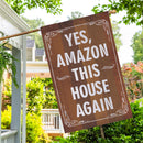 This House Again Humor Moire Flag House