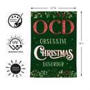 Obsessive Christmas Disorder Moire Flag Garden