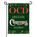 Obsessive Christmas Disorder Moire Flag Garden